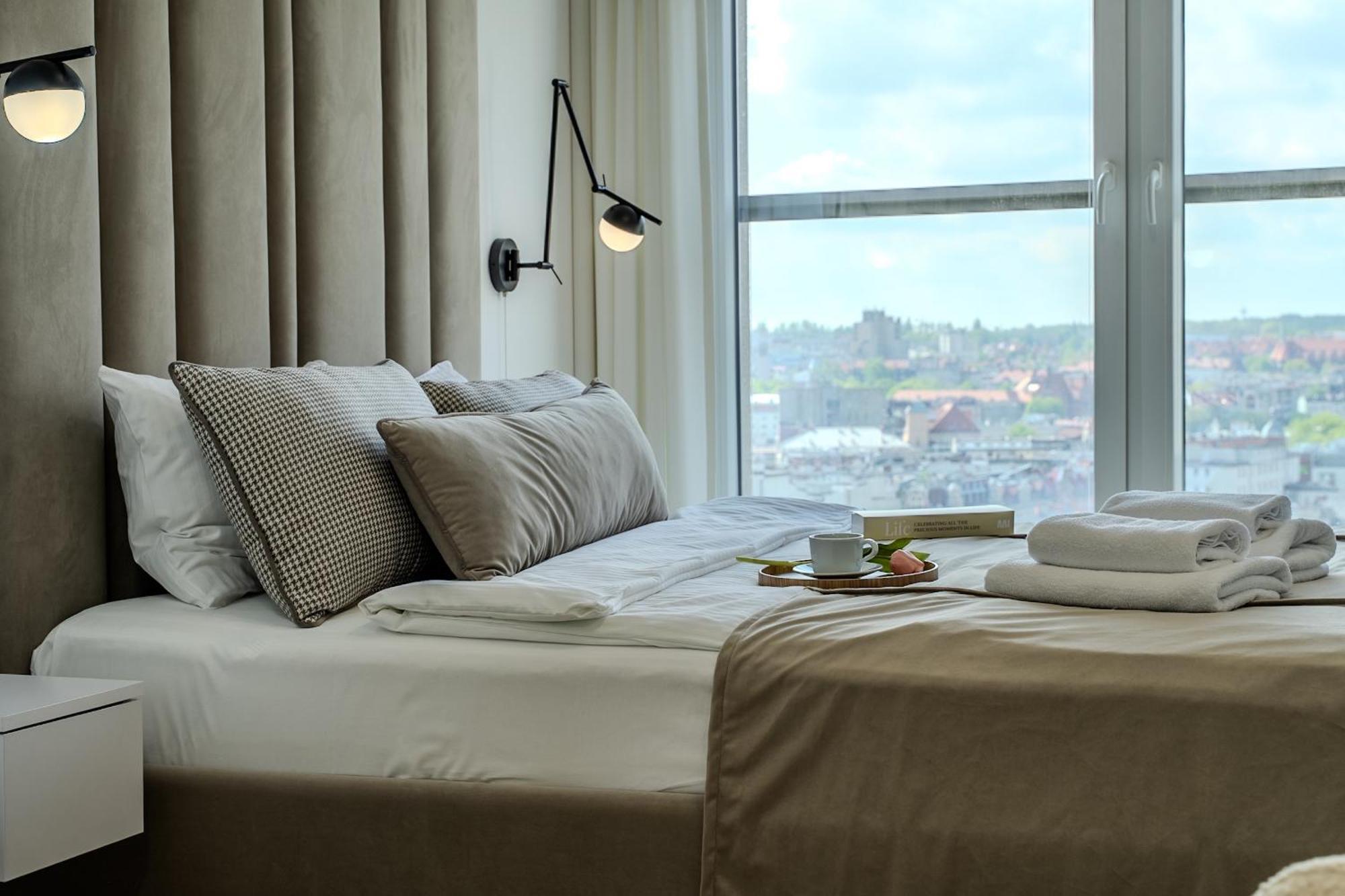 Urban Apartments Luxury Skyline Sokolska Towers 30A, 2 Free Garages, Gym & Sauna, Self Check-In Katowice Exterior foto